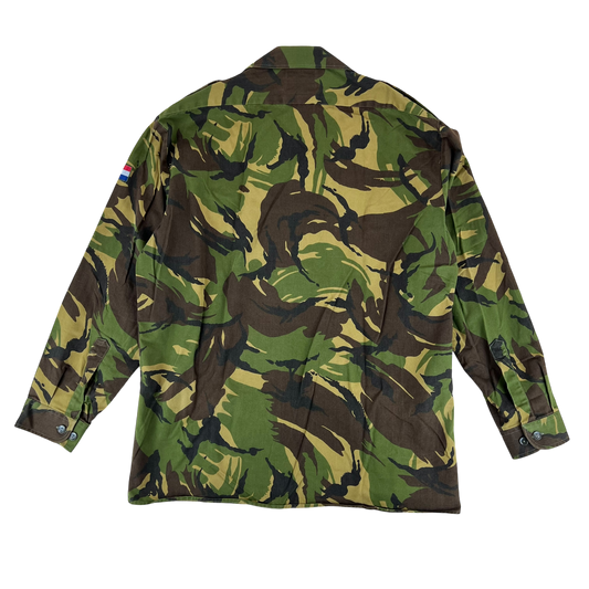 Dutch Army Field Shirt DPM Woodland Camouflage Long Sleeve - Large