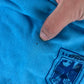 West German Army 70s Blue Training T Shirt - Large