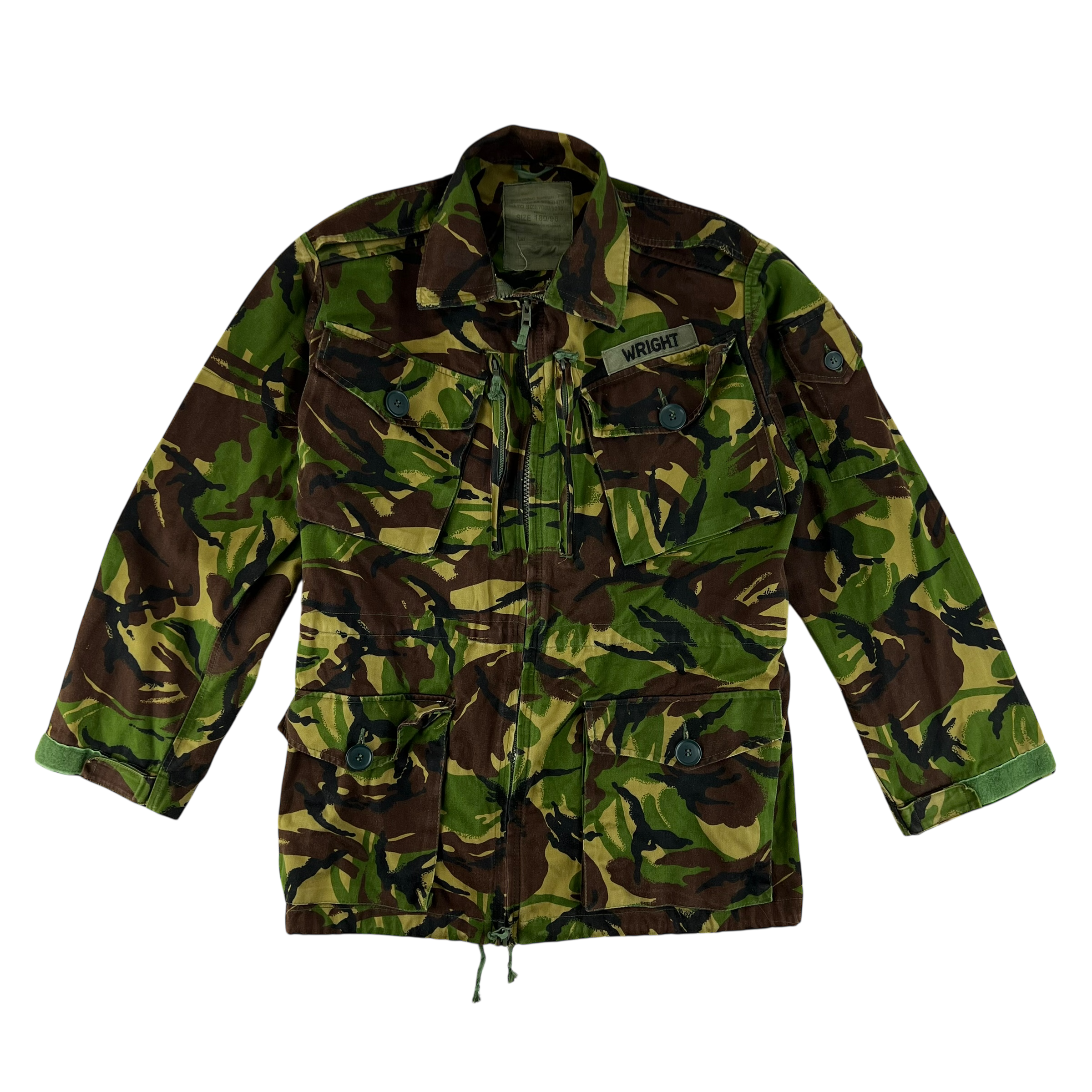 British Army 84 Pattern Woodland DPM Camo Combat Smock - Medium 180/96 ...