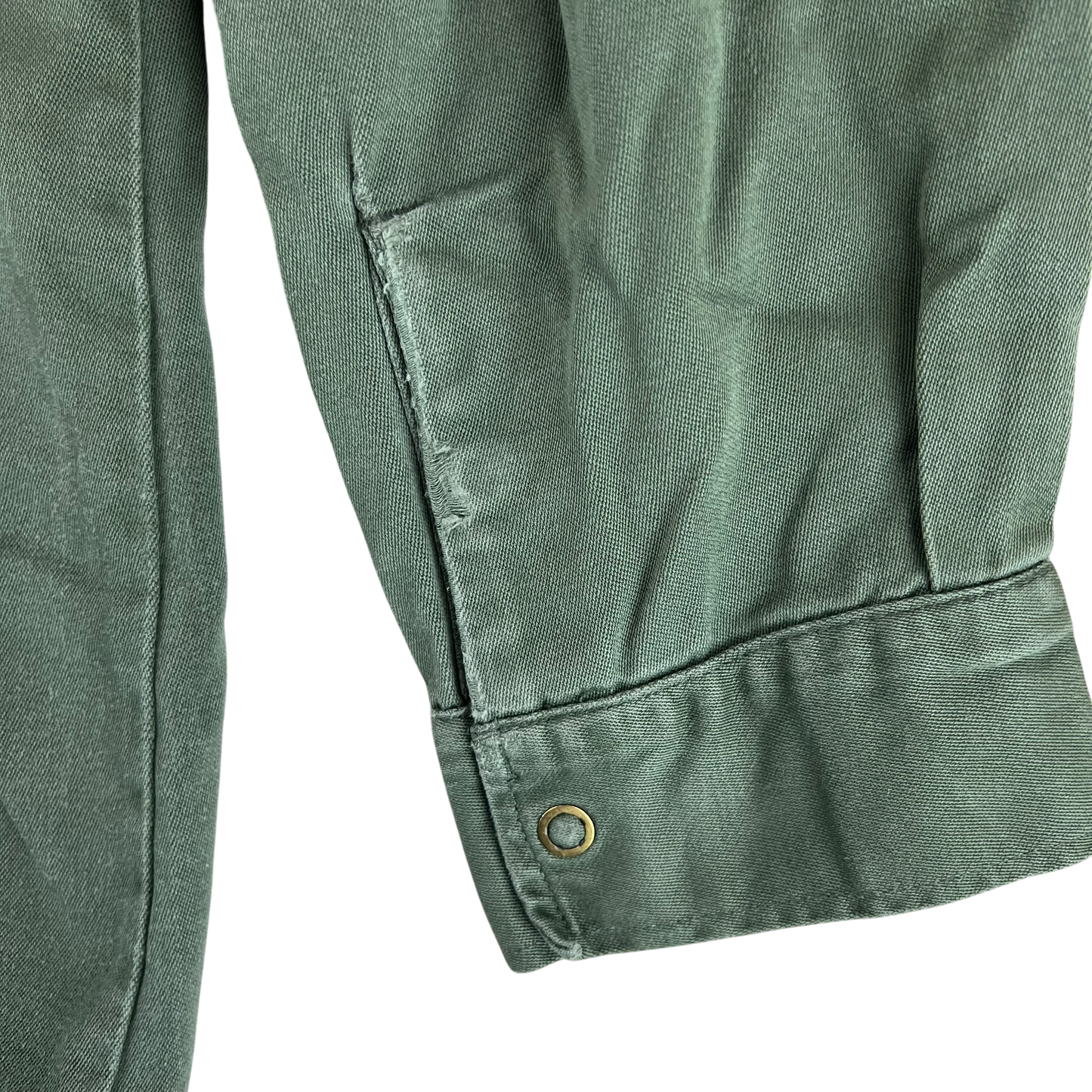 Dutch Army 70s Field Shirt Jacket Green Long Sleeve - Medium