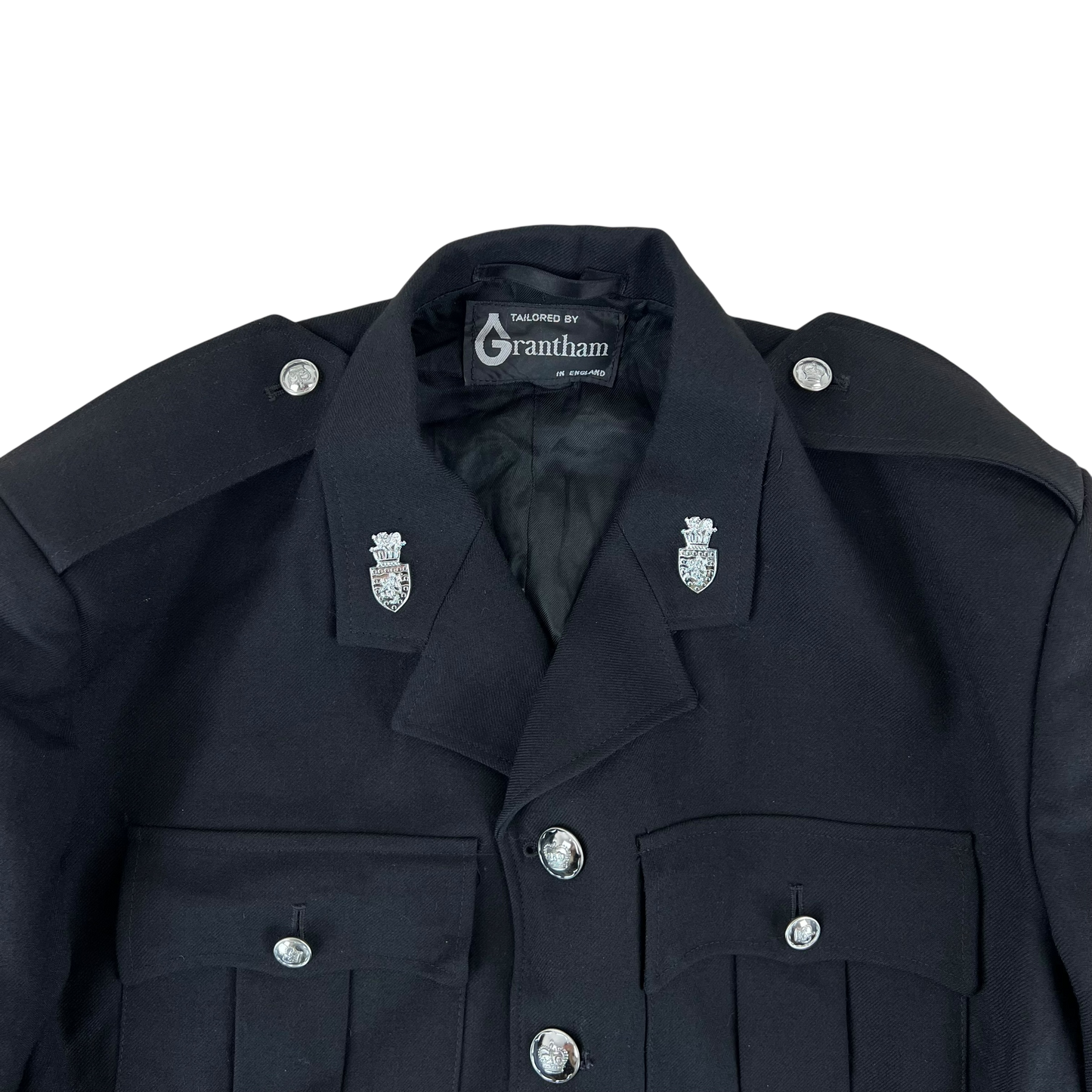 British Ministry of Defence Police Dress Jacket w/ Belt - Devon & Cornwall - Large