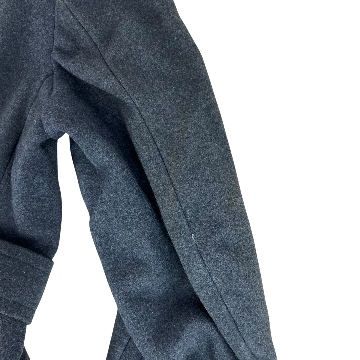 British RAF WW2 40's Officer's Blue Grey Wool Greatcoat w/ Belt - Medium Size 6