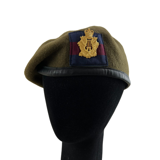 British Army Beret w/ Badge - Music Corps - Medium 57cm