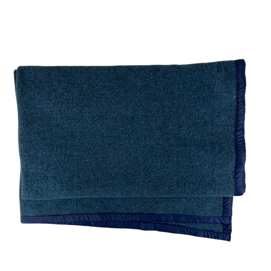 Romanian Army / Air Force Blue Wool Blanket