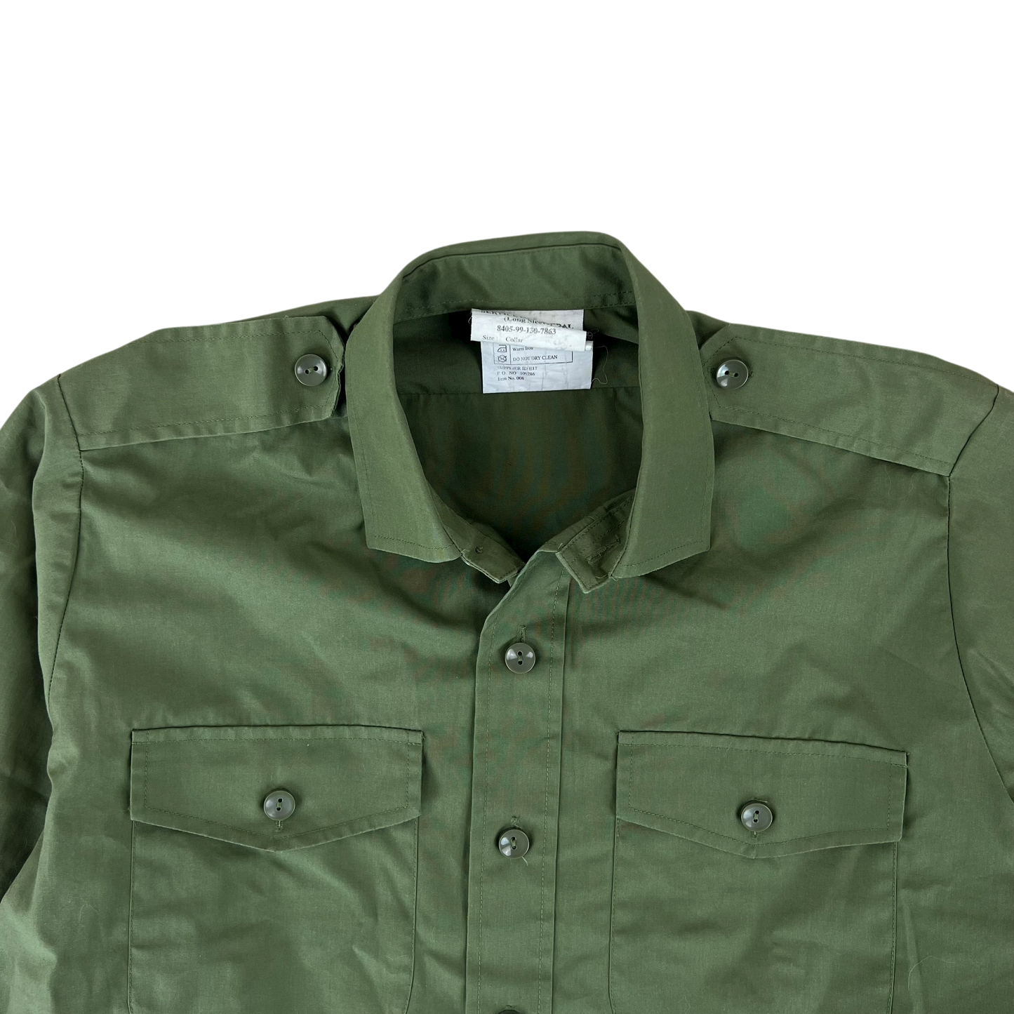 British Army Green All Ranks Long Sleeve Shirt