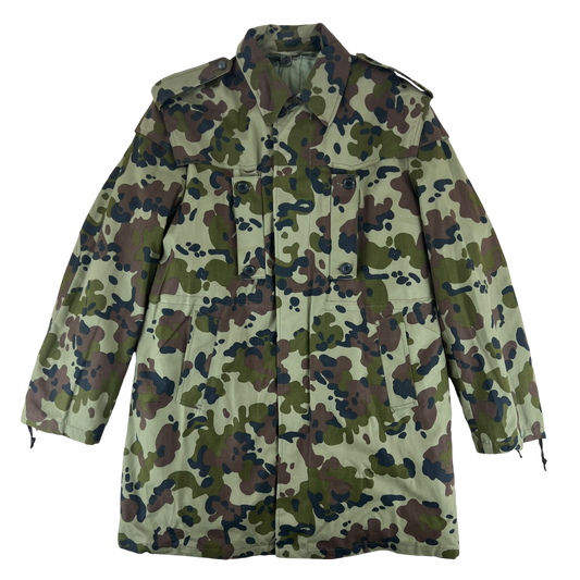 Romanian Army M1994 Fleck Leaf Camouflage Parka w/ Winter Liner - Medium