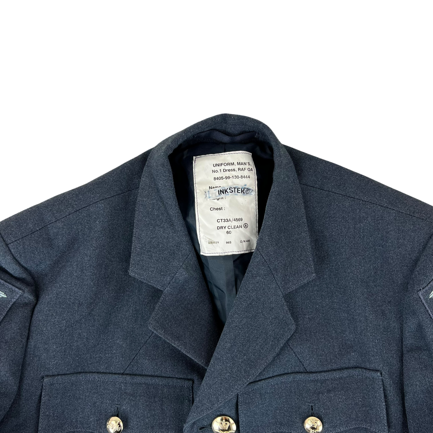 British Royal Air Force No. 1 Dress Jacket - Medium 96S