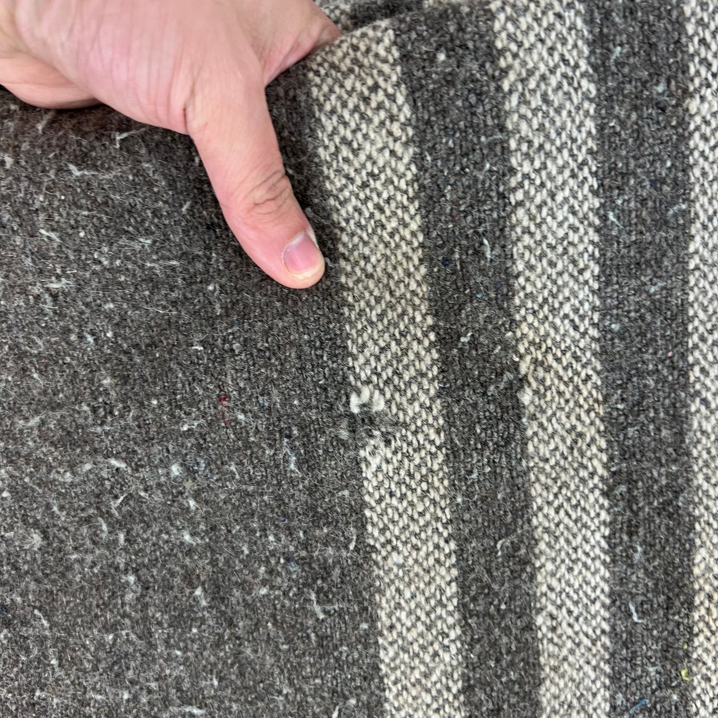 Romanian Army Oatmeal Brown Wool Blanket
