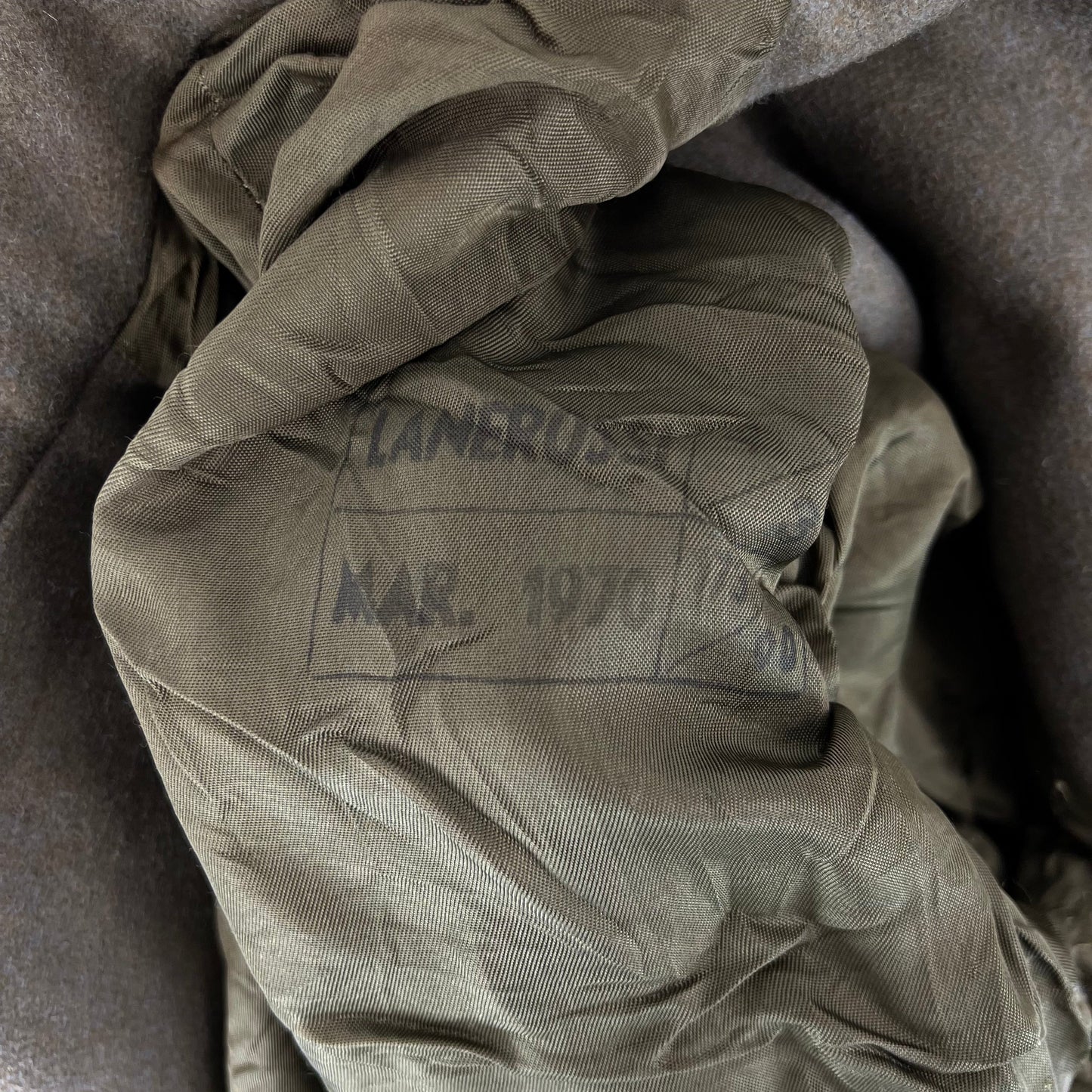 Italian Army 70's Khaki Greatcoat - Large