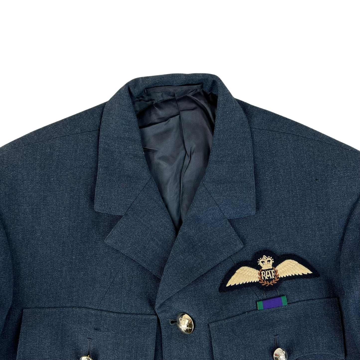 British Royal Air Force 70s No. 1 Dress Jacket w/ Belt - Medium