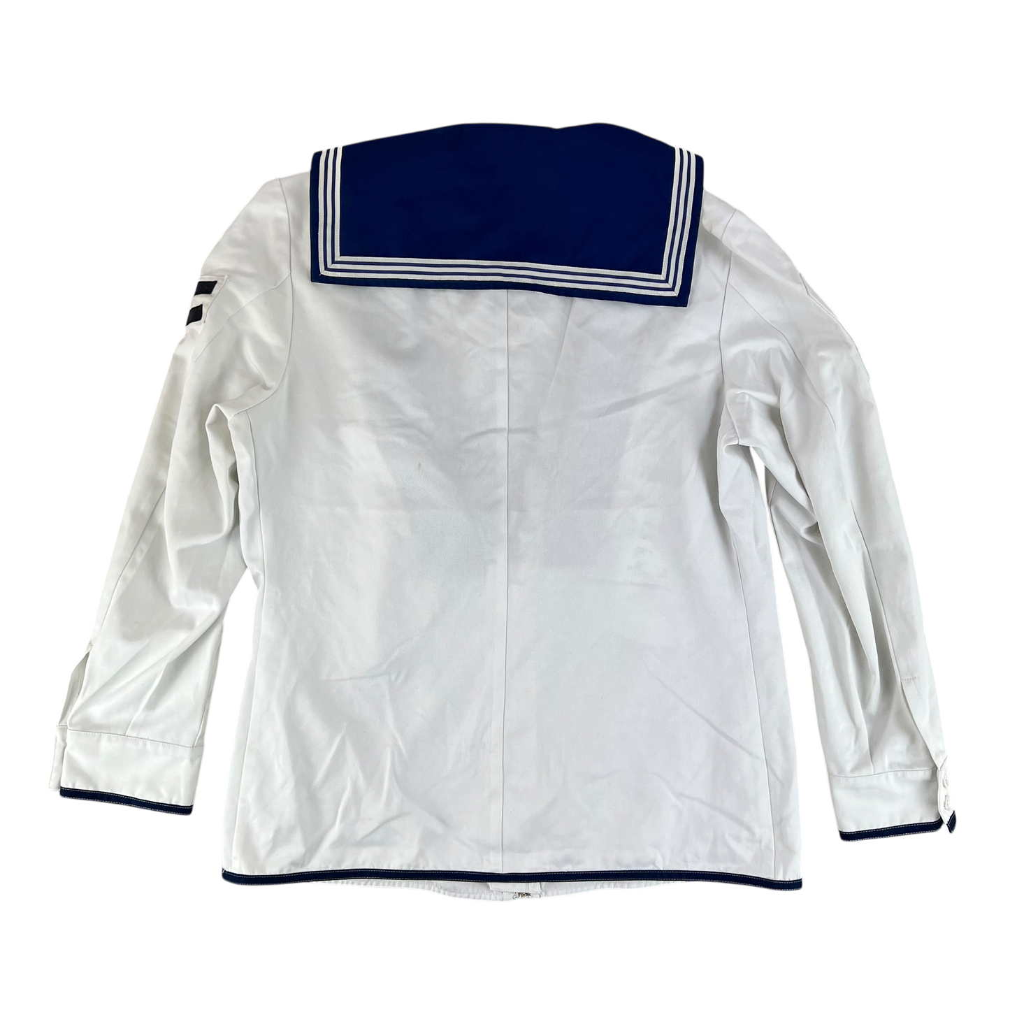 British Royal Navy Class II White Jumper Sailor's Top - X Large 182/116