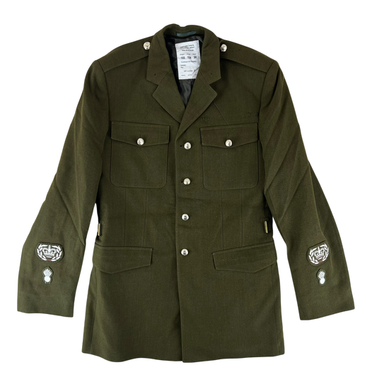 British Army 1980 Pattern No. 2 Olive Green Dress Jacket - Royal Engineers - Large 188/104