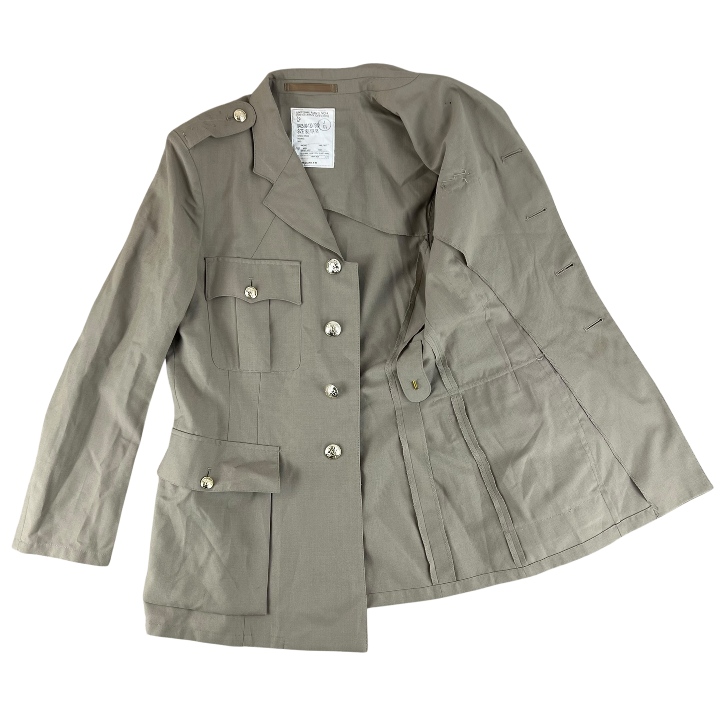 British Army No. 6 Tropical Dress Jacket w/ Belt - Grenadier Guards - Large 182/104
