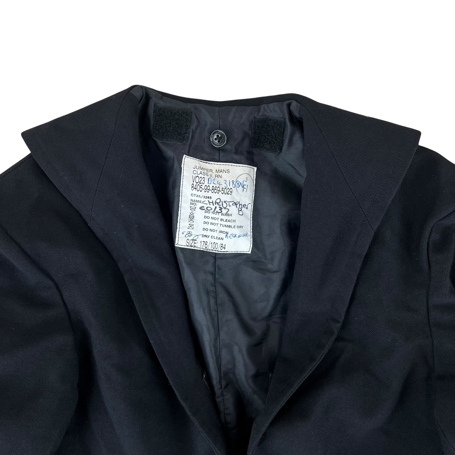 British Royal Navy Class II Jumper Sailor's Top - Medium 176/100