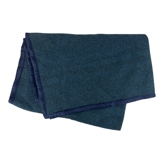 Romanian Army / Air Force Blue Wool Blanket