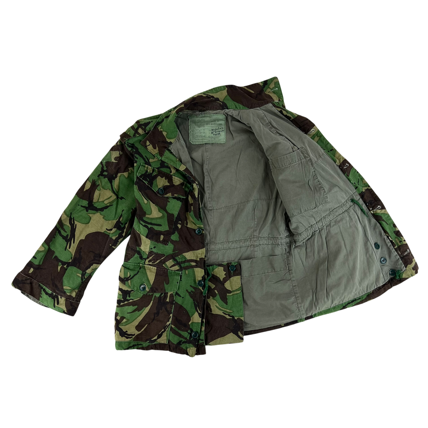 British Army 85 Pattern DPM Camouflage Combat Smock - Medium SIZE 2