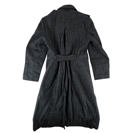 Bulgarian People's Army Grey Wool Greatcoat - Medium