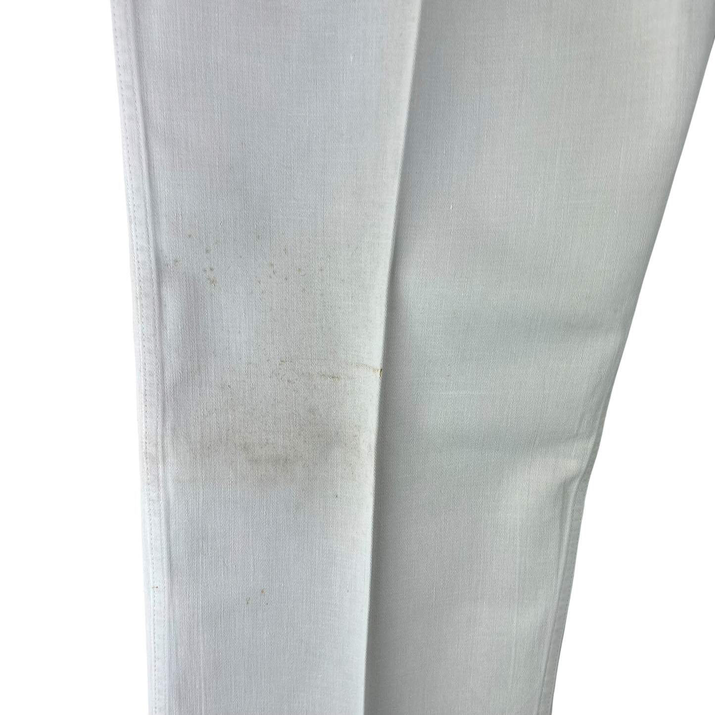 British Merchant Navy 40s 50s CC41 Tropical White Trousers - W40 L31