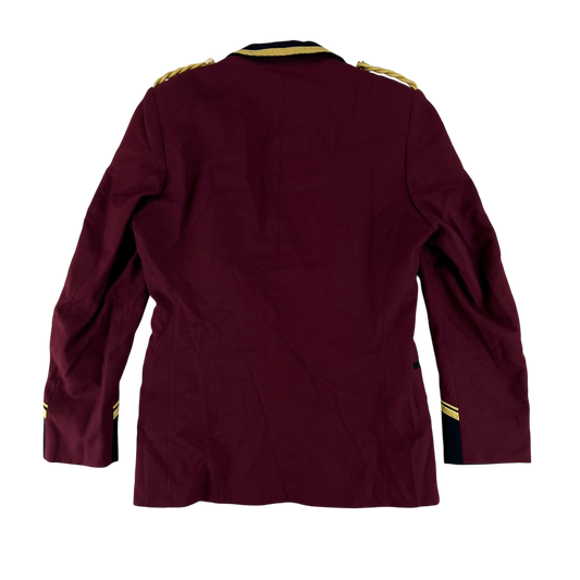British Army Musician's Burgundy Performance Jacket - Medium