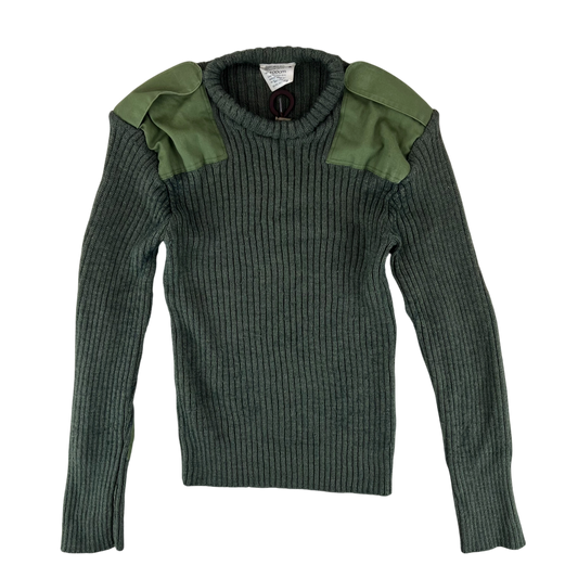 British Army Olive Green Pullover Jumper - Medium 100cm