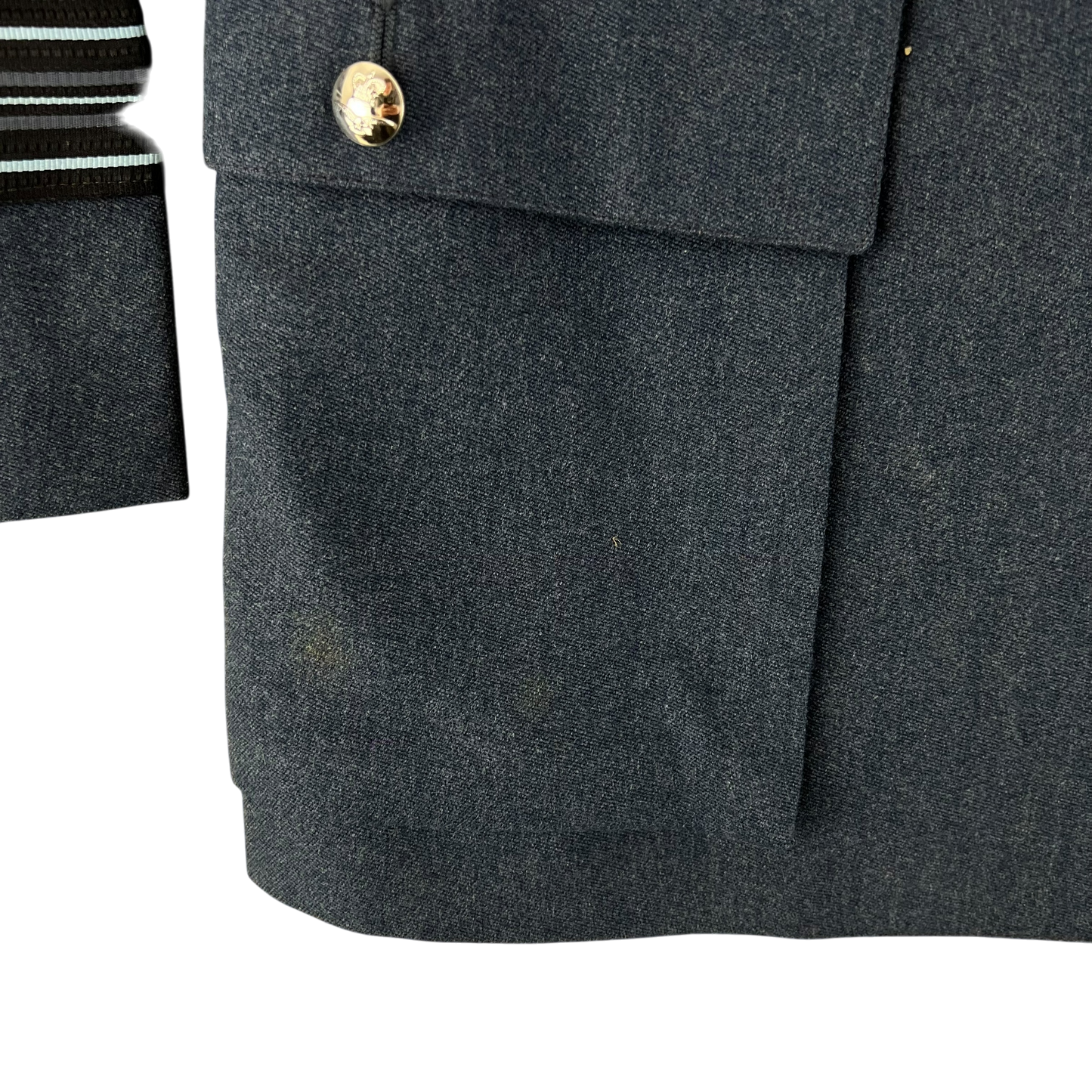British Royal Air Force 70s No. 1 Dress Jacket w/ Belt - Medium