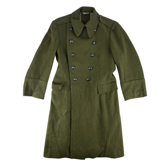 Romanian People's Army 80's Khaki Wool Greatcoat - Medium