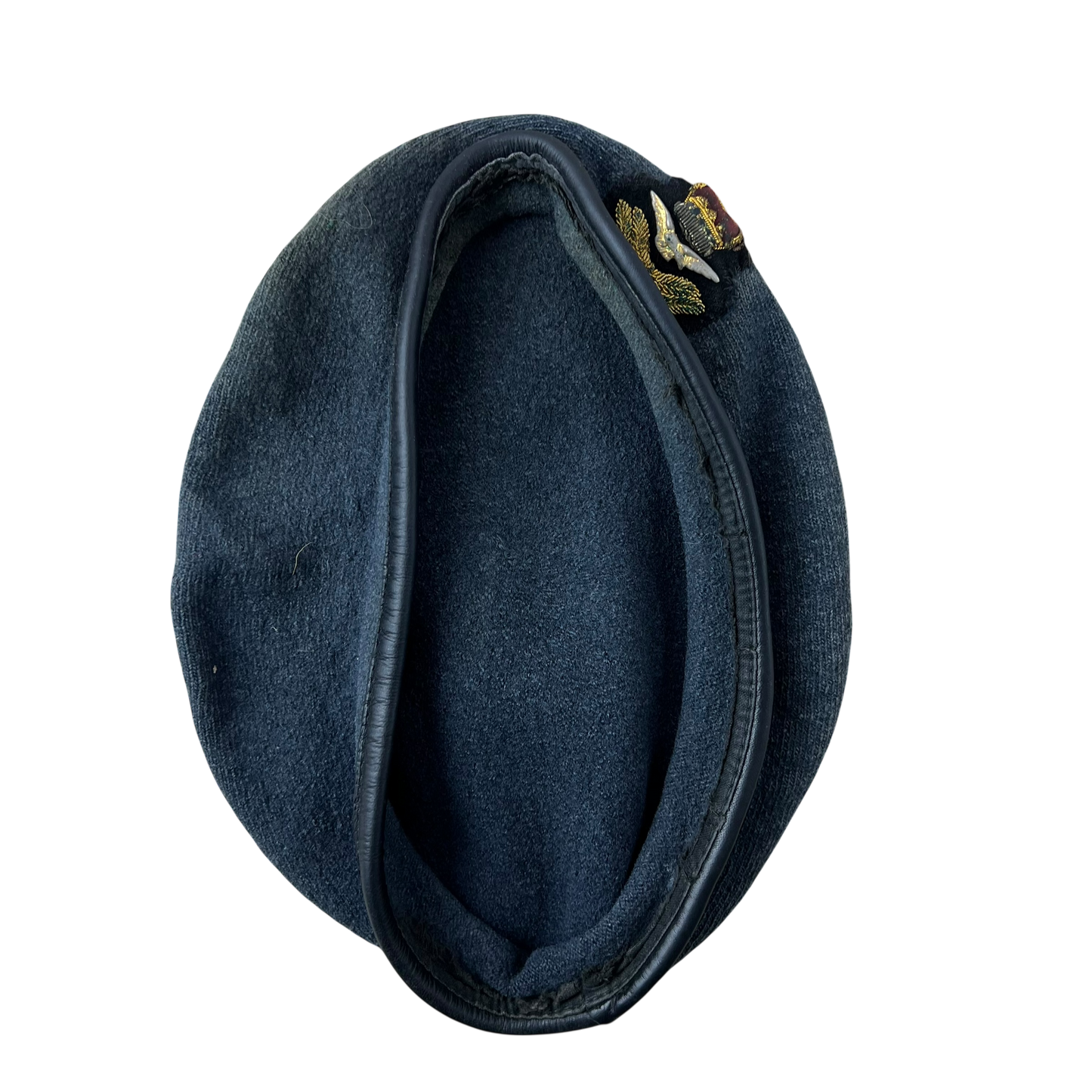 British RAF Beret w/ Officer's Badge - Medium
