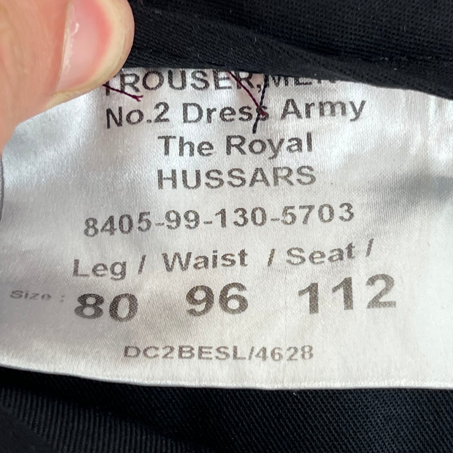 British Army Royal Hussars No. 2 Dress Trousers - W38 L31