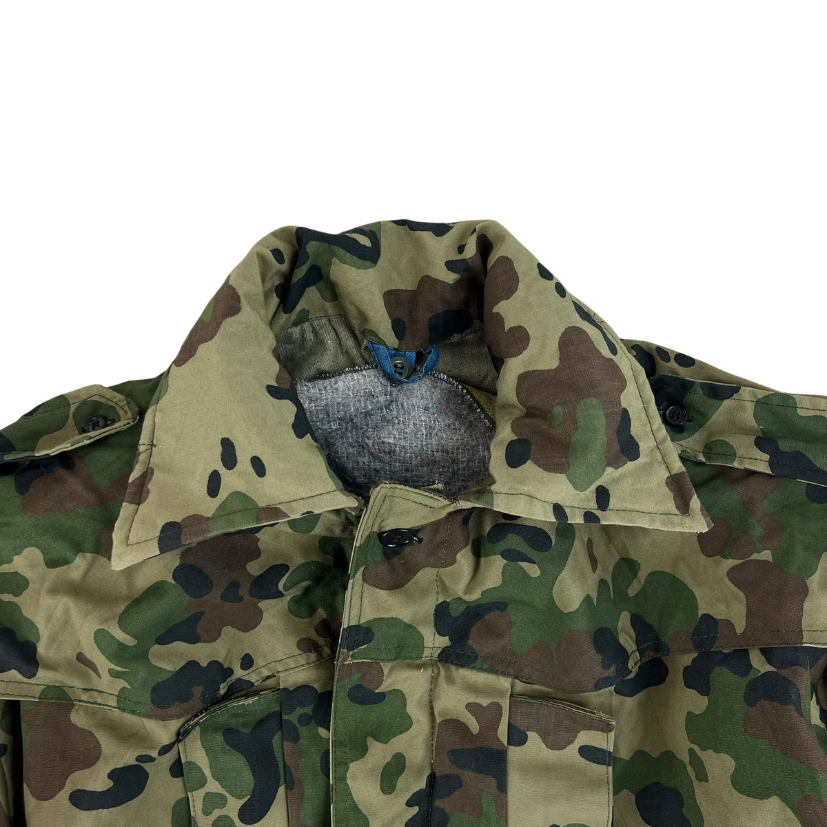 Romanian Army M1994 Fleck Camouflage Parka w/ Thermal Liner - Large
