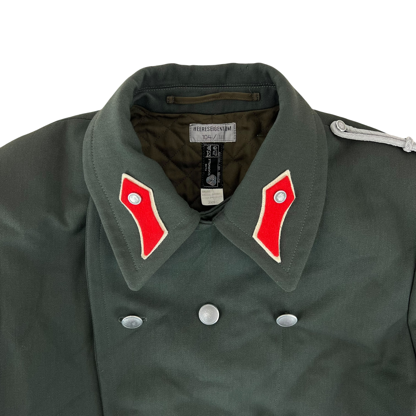 Austrian Army Artillery Officer's Greatcoat Field Grey - Large