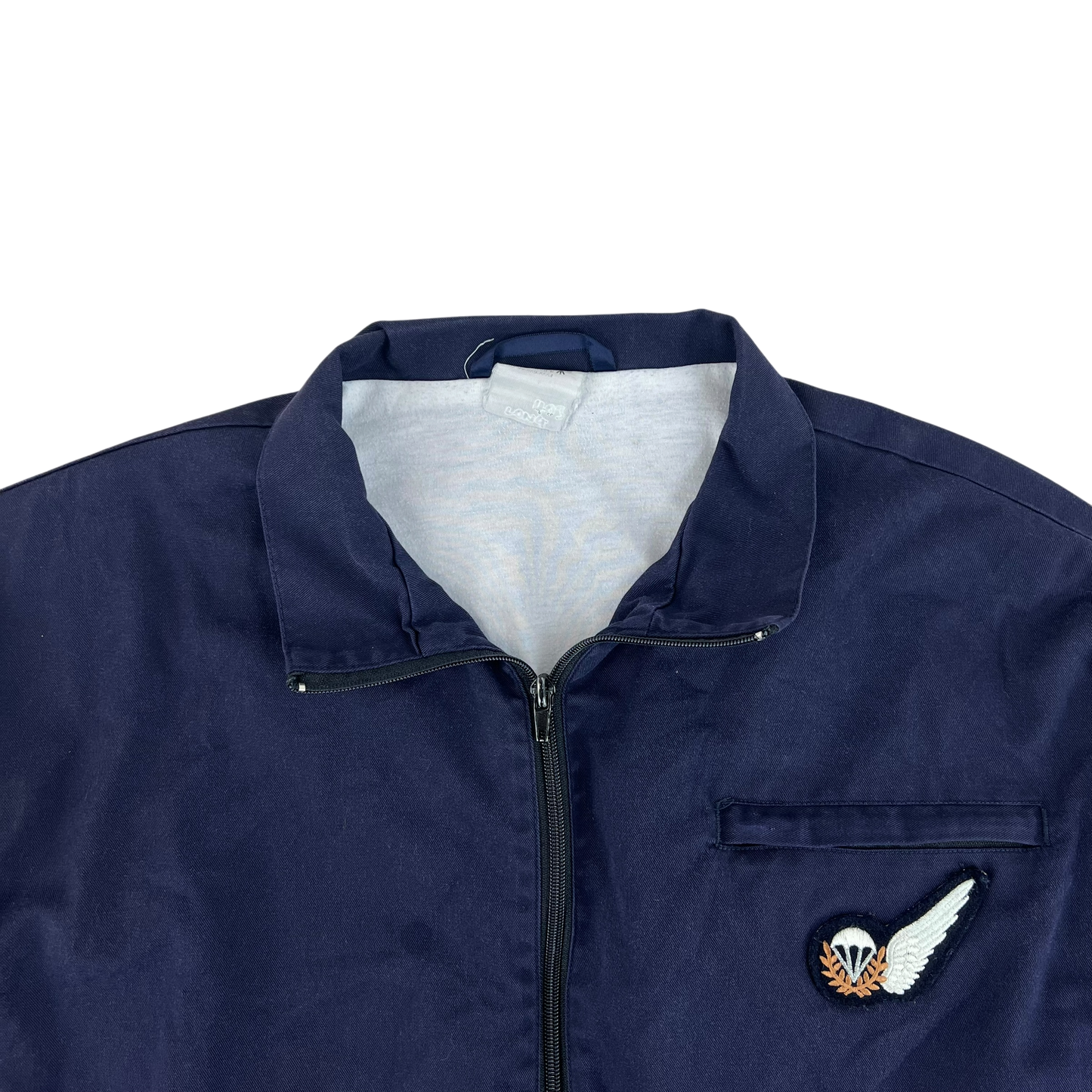 British Army / Tri-Services Navy Blue PTI Tracksuit Top Jacket - X Large