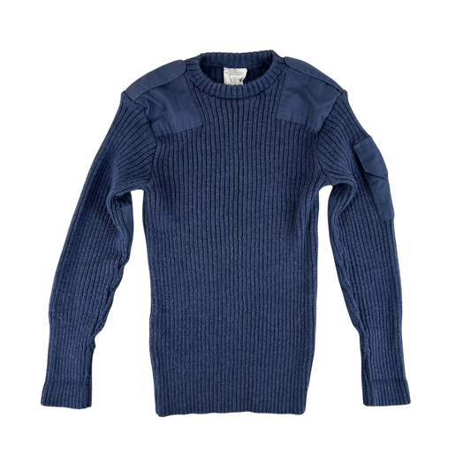 British RAF Wool Crewneck Pullover Jersey Jumper - Large 106cm