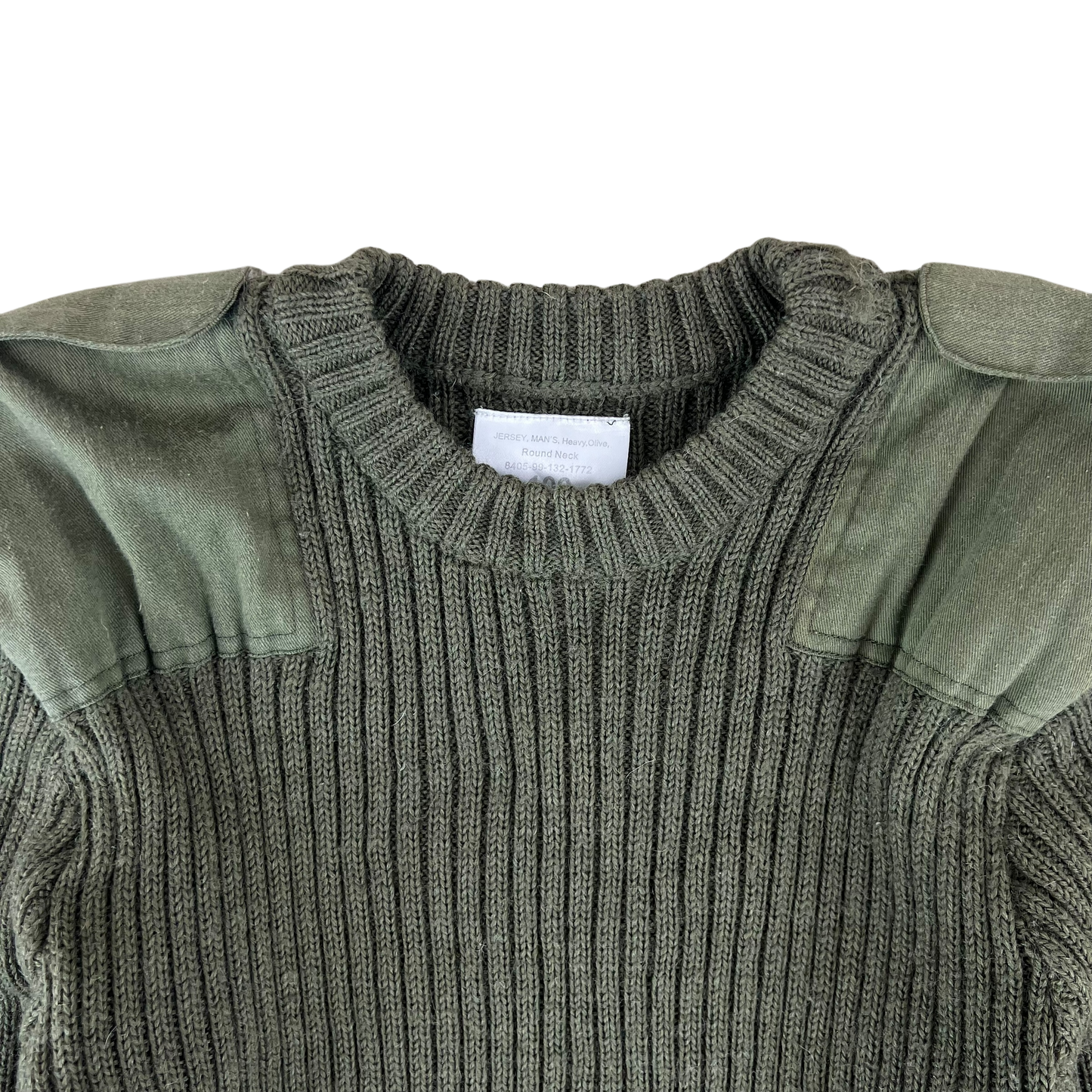 British Army Olive Green Pullover Jumper - Medium 100cm