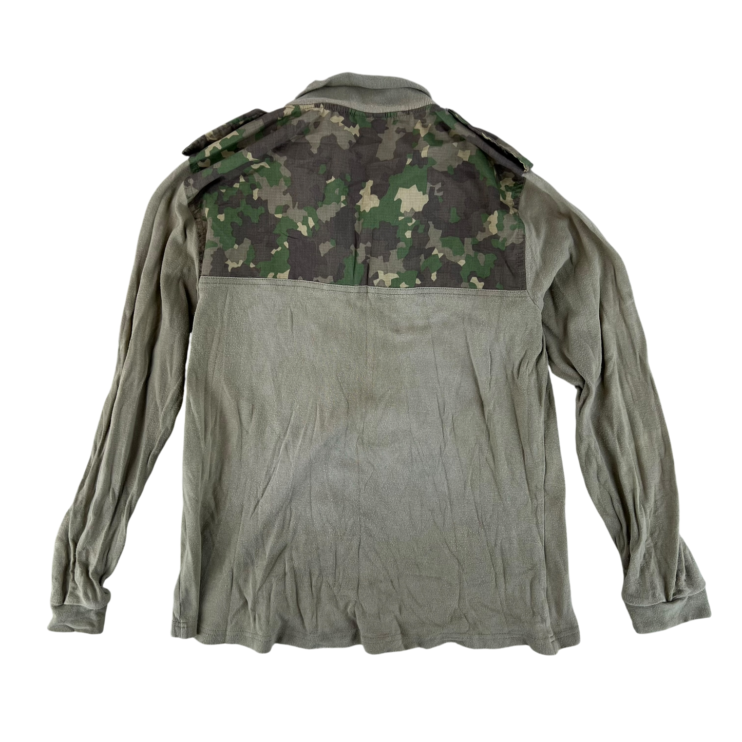 Romanian Army M2017 Woodland Camouflage Polo Top - Medium