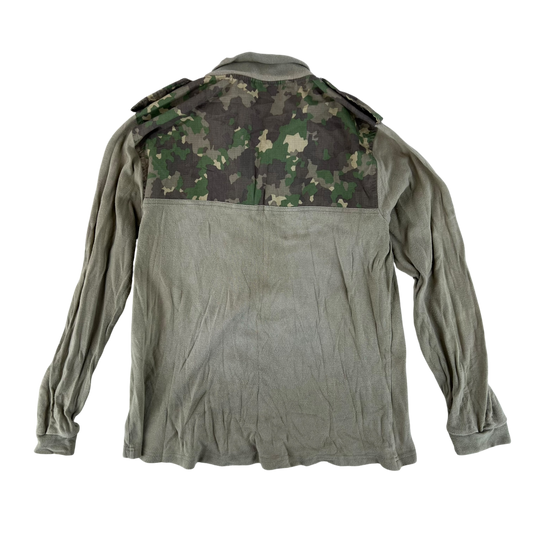 Romanian Army M2017 Woodland Camouflage Polo Top - Medium