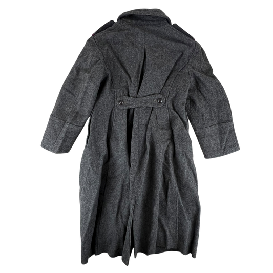 Bulgarian People's Army 60s Grey Wool Greatcoat - Medium
