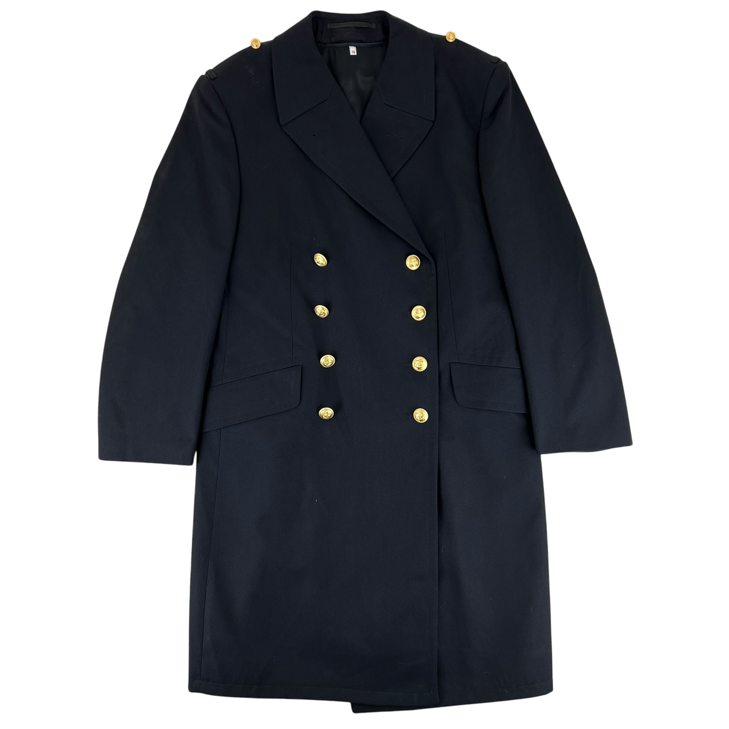 German Navy Three-quarter Gabardine Greatcoat w/ Liner - Medium