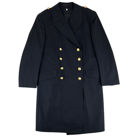 German Navy Three-quarter Gabardine Greatcoat w/ Liner - Medium