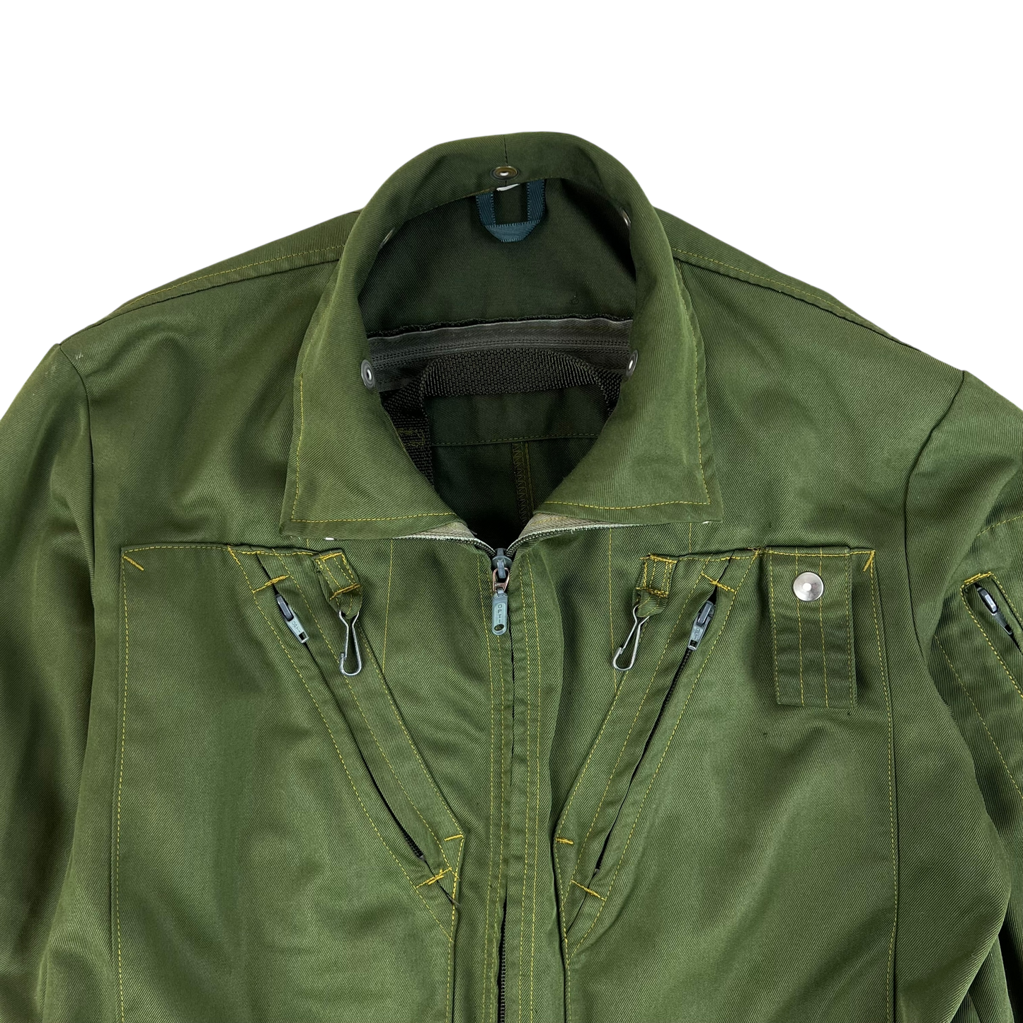 Swiss Air Force 80s Green Flight Suit - Large