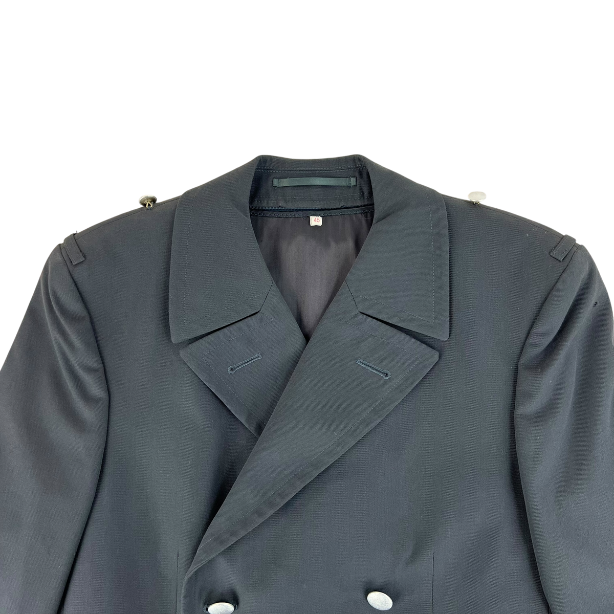 German Army Grey Gabardine Greatcoat w/ Liner - Medium 190/96