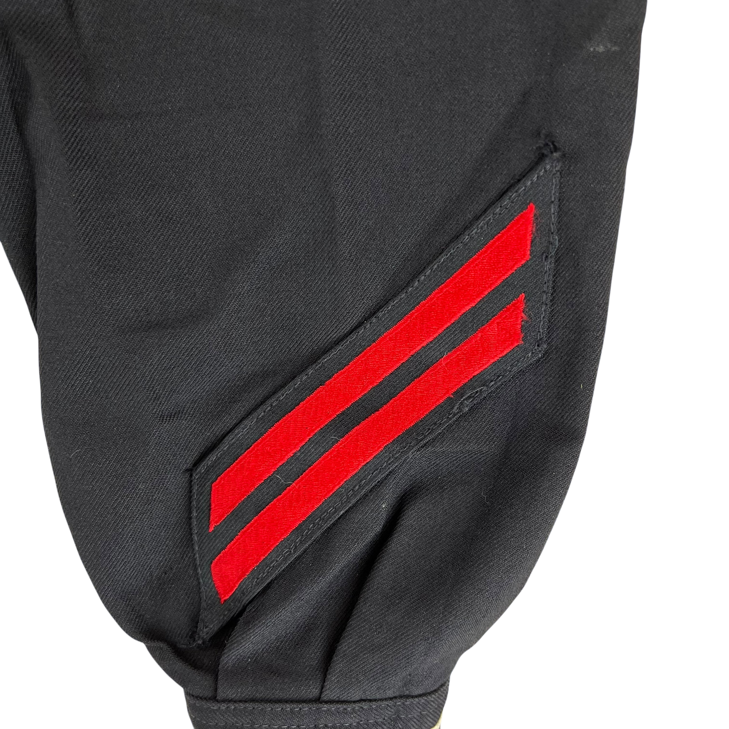 US Navy 60's Sailor's Black Blue Crackerjack Jumper Top - Medium 40XL