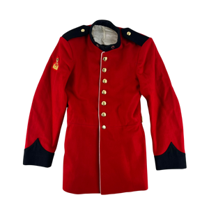 British Army Red Tunic Jacket - Queen's Division Minden Band - Medium