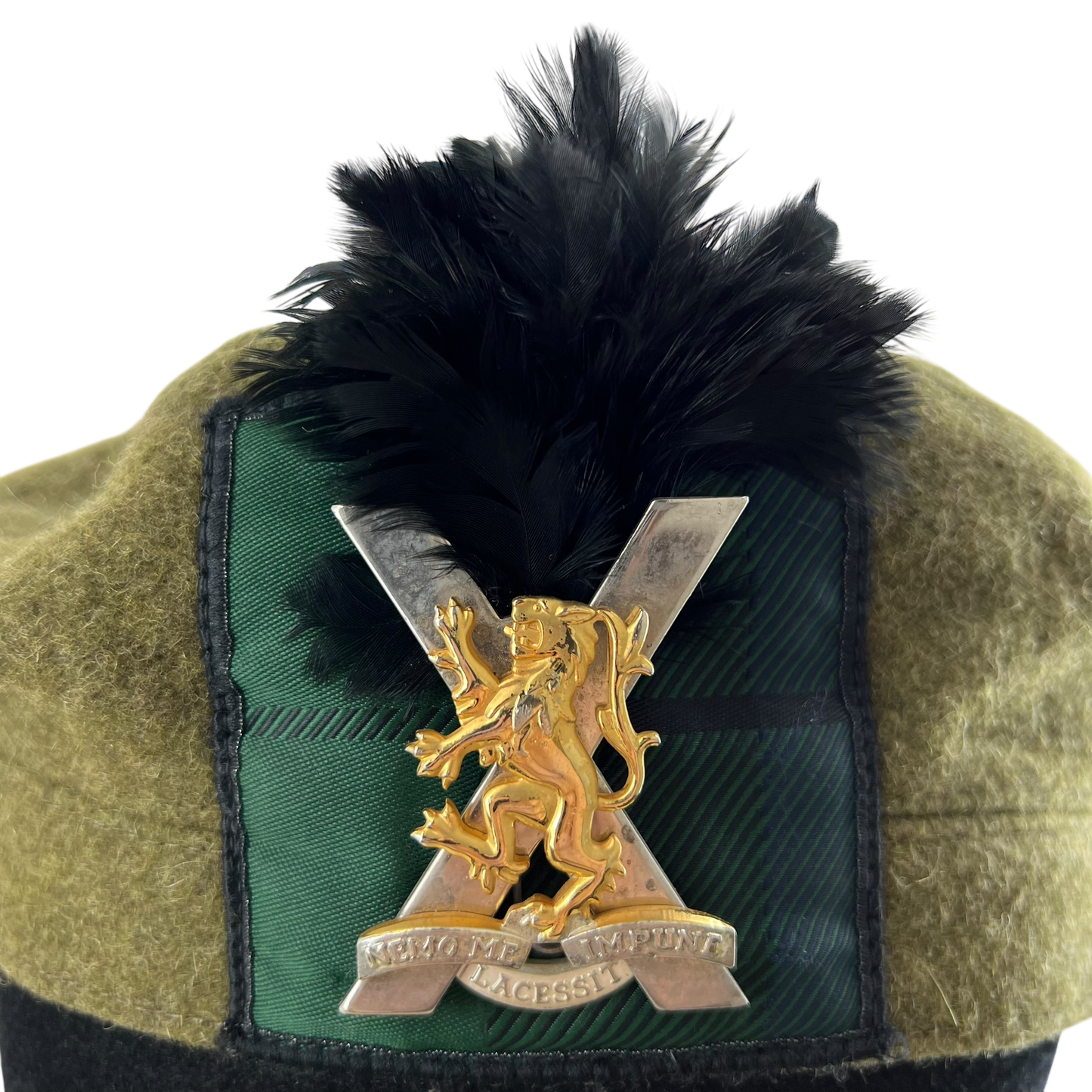 British Army Tam o Shanter w/ Plume - Royal Regiment of Scotland - Small
