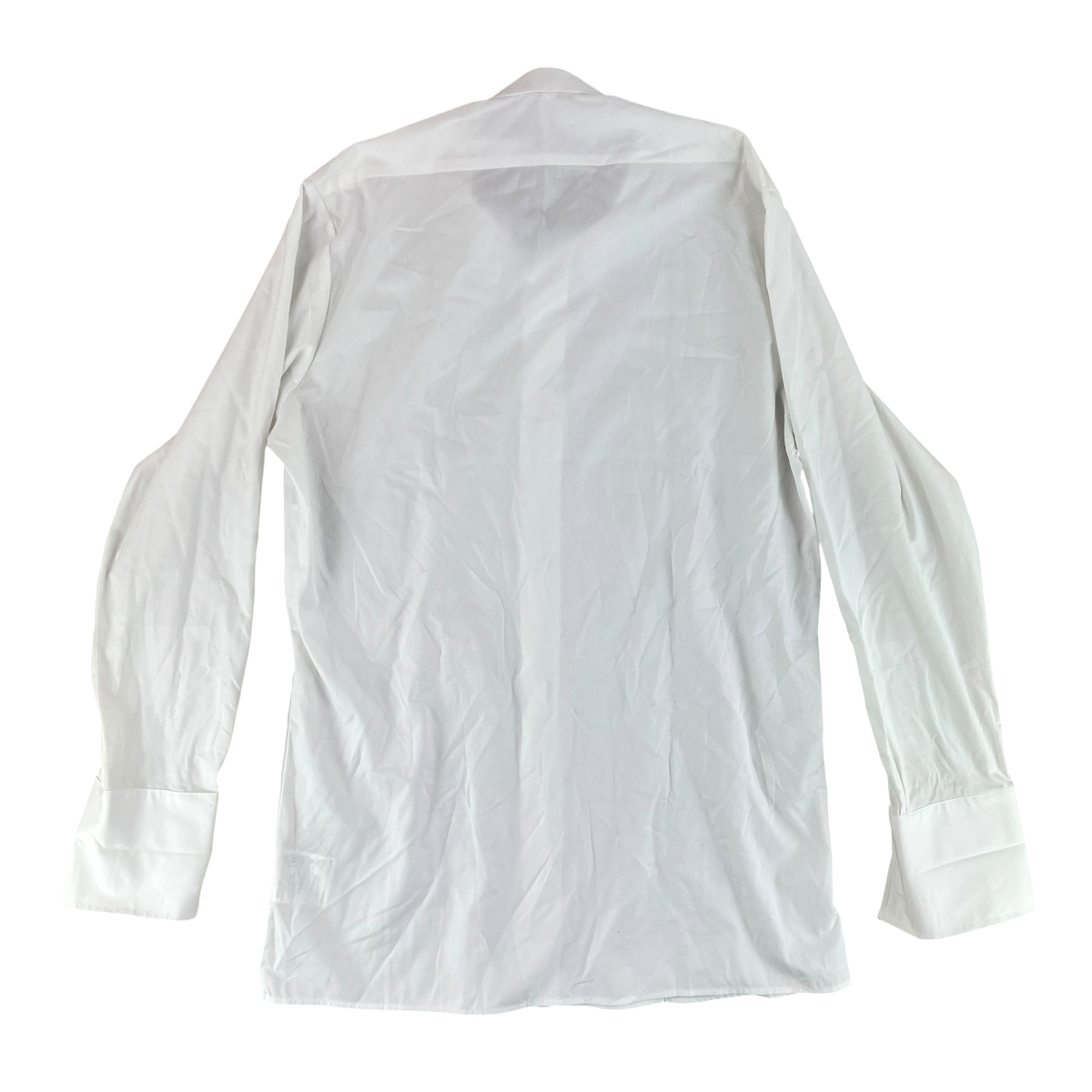 British Army White Collarless Shirt - Large C41