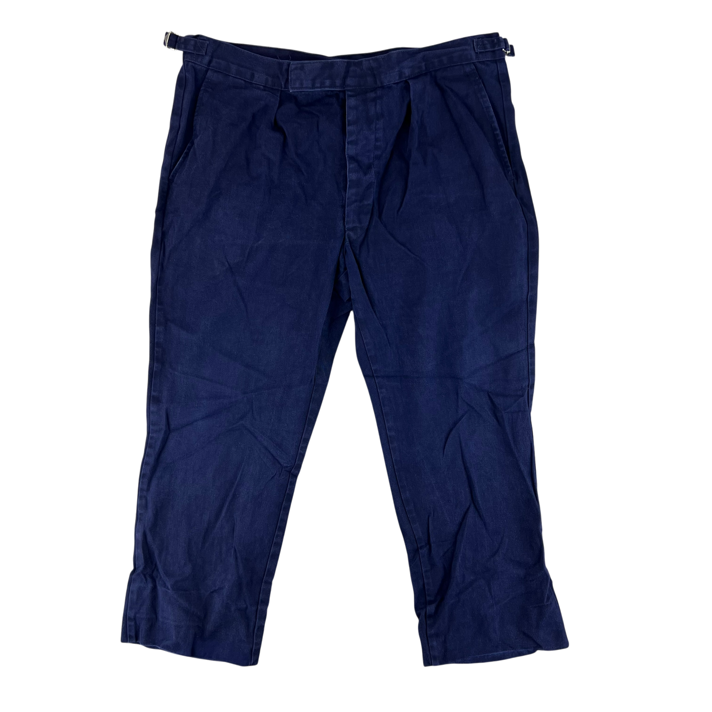 British Royal Navy Cotton Working Dress Trousers - W40 L27
