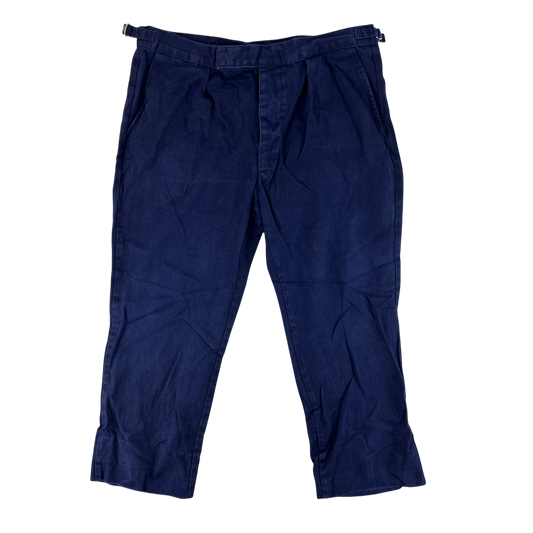 British Royal Navy Cotton Working Dress Trousers - W40 L27