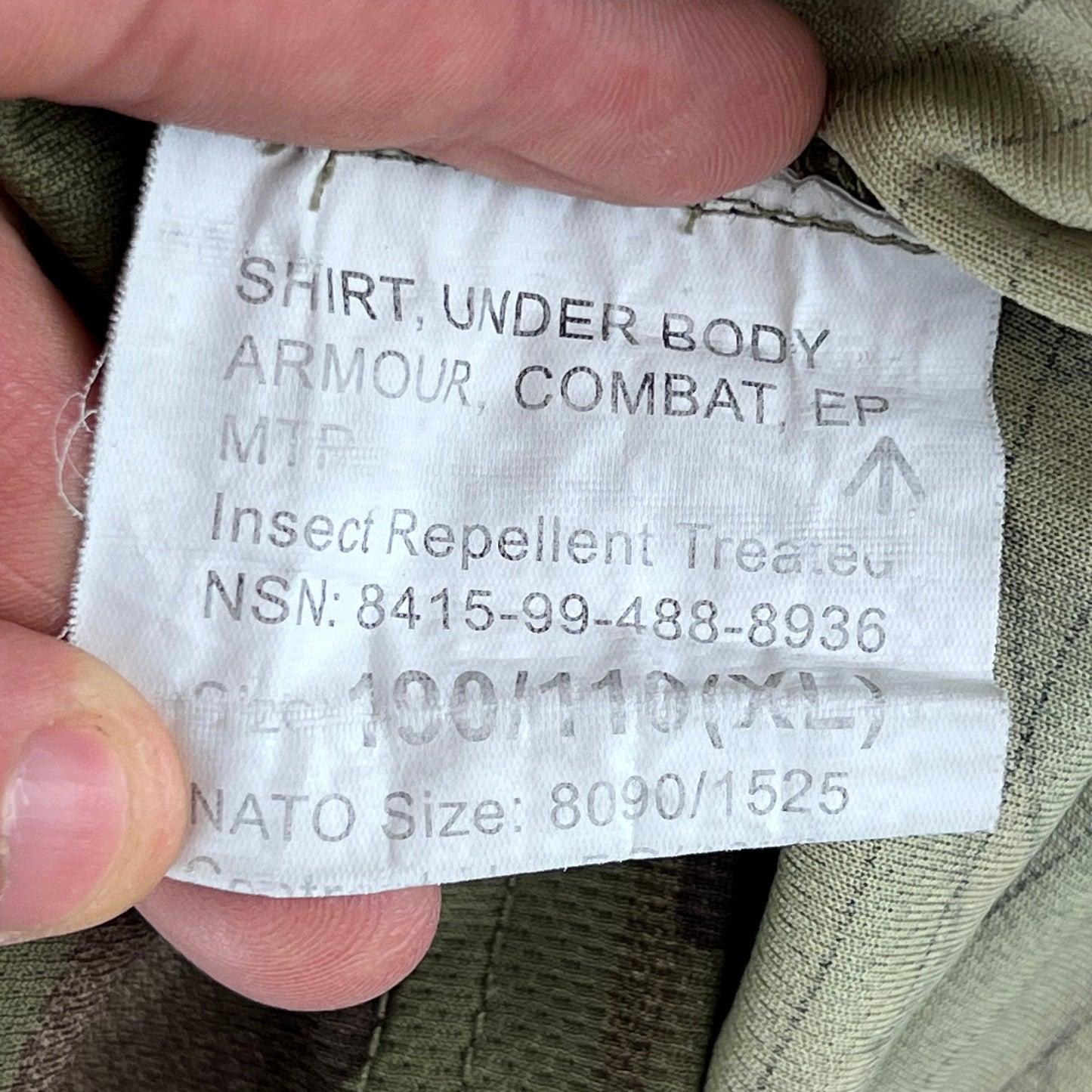 British Army MTP Camouflage MTP Body UBACS Combat Shirt - X Large 190/110XL