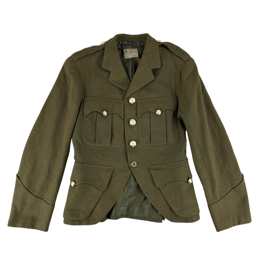 British Army No. 2 Dress Jacket Khaki WW2 Scottish Pattern - St Andrews Uni OTC - Medium