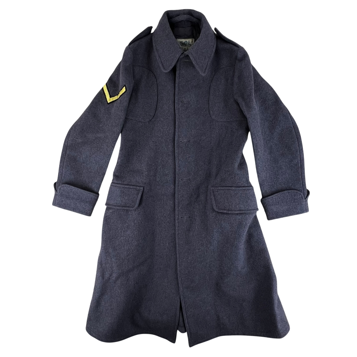 British Army 60s Footguards Wool Greatcoat - Medium SIZE 5