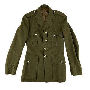 British Army 70s No. 2 Dress Khaki Jacket - Royal Engineers - Small
